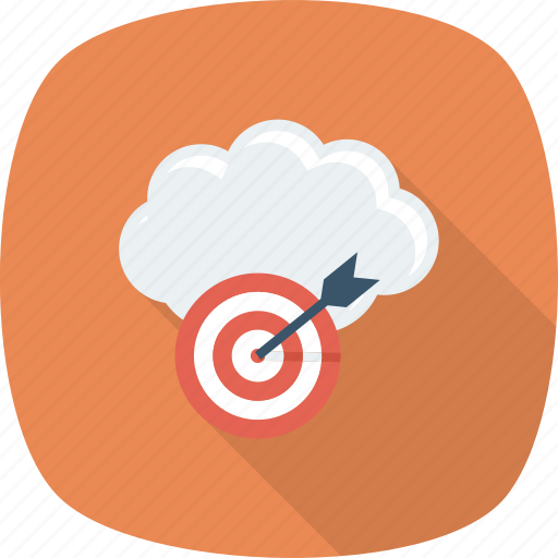 Aim, cloud, goal, internet, solution, target, web icon - Download on Iconfinder