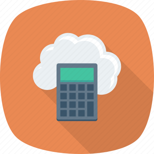 Calc, calculate, calculation, calculator, cloud, education, math icon - Download on Iconfinder
