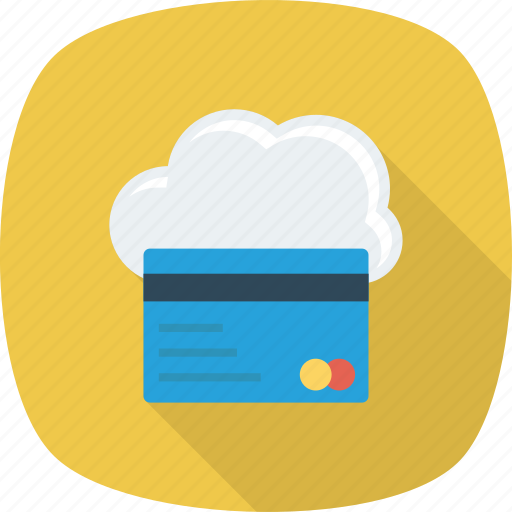 Cloud, debit, online, with icon - Download on Iconfinder