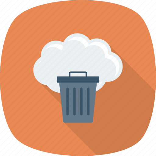 Bin, cloud, delete, dustbin, recycle, trash, trashcan icon - Download on Iconfinder