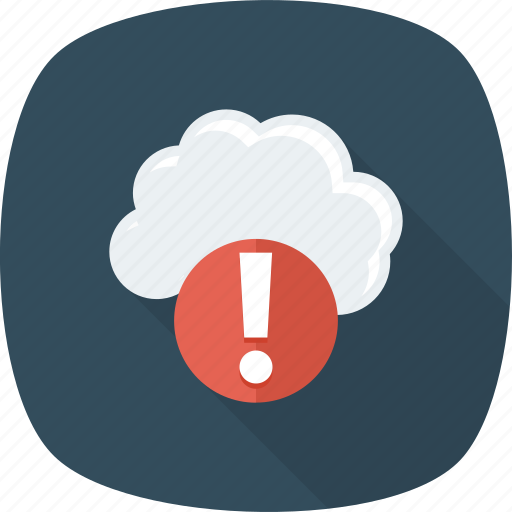 Cloud, error, storage, warning icon - Download on Iconfinder
