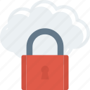 cloud, key, lock, security 
