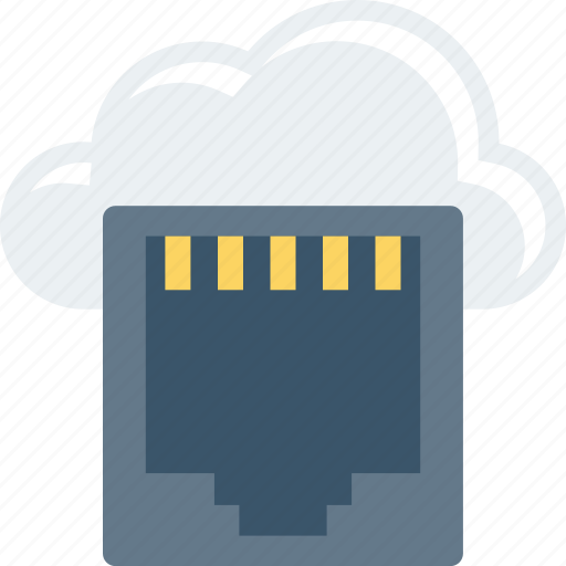 Cloud, connecter, connector, dsl, lan, network icon - Download on Iconfinder
