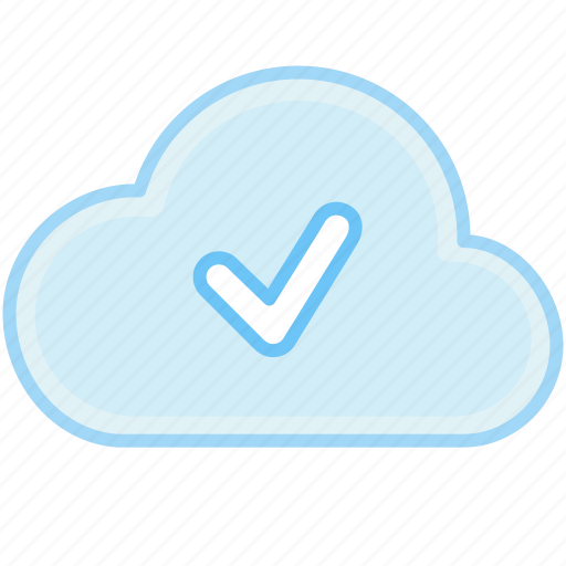 Check, check mark, cloud, accept, done, internet, ok icon - Download on Iconfinder