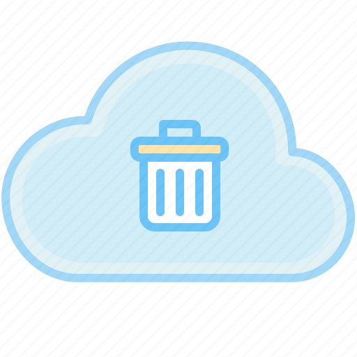 Cloud, delete, delete data, remove, trash, cancel, internet icon - Download on Iconfinder