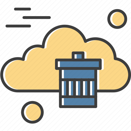 Bin, cloud, computing, recycle icon - Download on Iconfinder