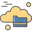 cloud, computing, file, folder 