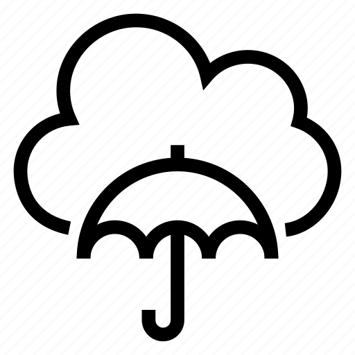 Cloud, computing, insurance, protection, rain, umbrella, weather icon - Download on Iconfinder