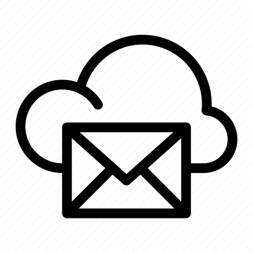 Cloud, cloud computing, email, envelope, mail, message icon - Download on Iconfinder
