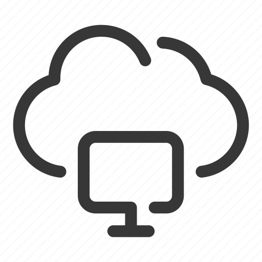 Cloud, service, data, host, computer, pc, network icon - Download on Iconfinder