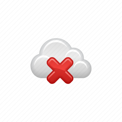 Cloud, cloud computing, computing, delete, restricted, x icon - Download on Iconfinder