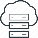cloud computing, cloud hosting, data cloud, database, network server