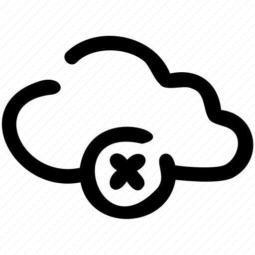 Cloud, computing, data, internet, rejected, storage icon - Download on Iconfinder