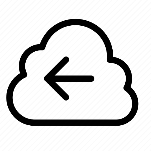Arrow, back, cloud, left, previous, storage, undo icon - Download on Iconfinder