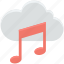 cloud music, music note, online media, online multimedia, online music 