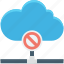 block, cloud computing, error, error sign, warning 