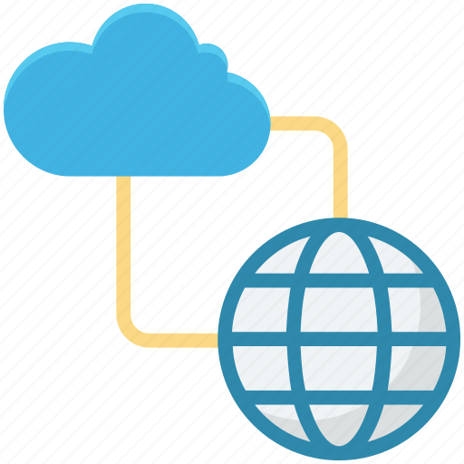 Cloud computing, globe, globe grid, internet, internet connection icon - Download on Iconfinder