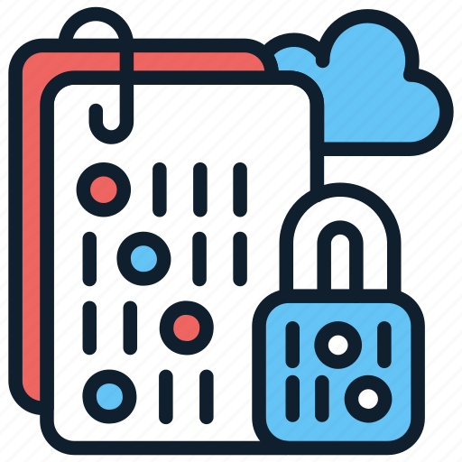Cloud, encryption, data, cipher, texting, storage icon - Download on Iconfinder