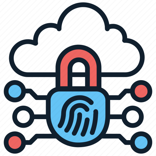 Cloud, security, control, services, data, protection, biometric icon - Download on Iconfinder