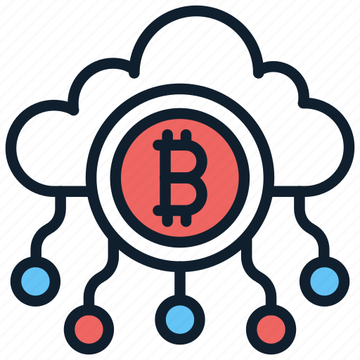 Bitcoin, cloud, computing, mining, btc icon - Download on Iconfinder