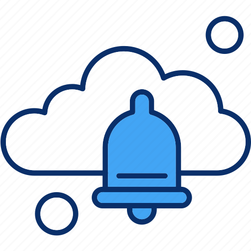 Alert, bell, cloud, weather icon - Download on Iconfinder