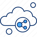 chain, cloud, link, weather