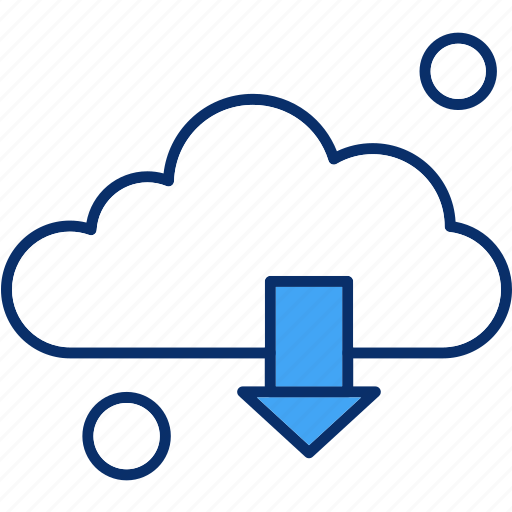 Cloud, down, download, weather icon - Download on Iconfinder
