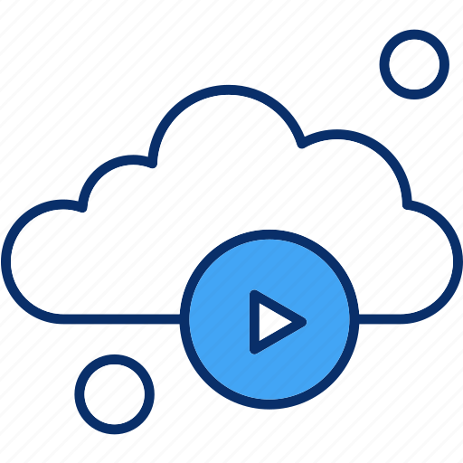 Cloud, play, video, weather icon - Download on Iconfinder