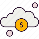 cloud, dollar, finance
