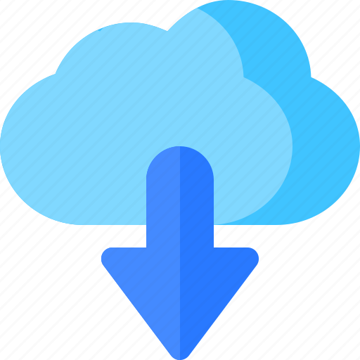 Arrow, cloud, down, download, network icon - Download on Iconfinder