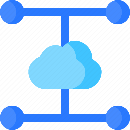Cloud, network, split, system, user icon - Download on Iconfinder
