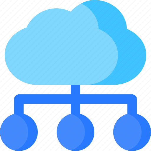 Cloud, network, split, system, user icon - Download on Iconfinder