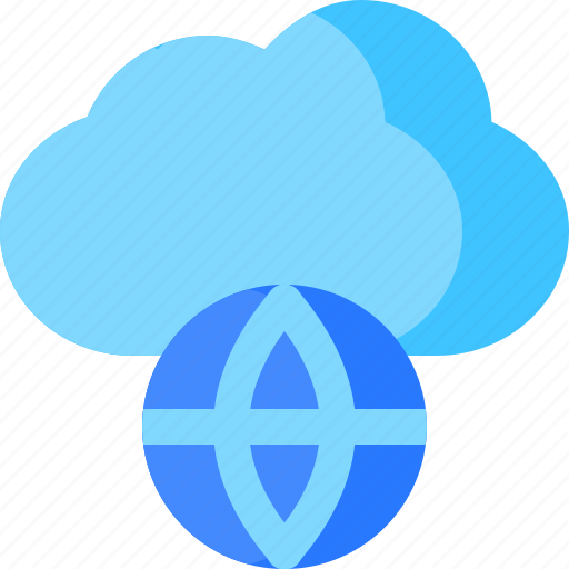 Cloud, global, globe, network, world icon - Download on Iconfinder