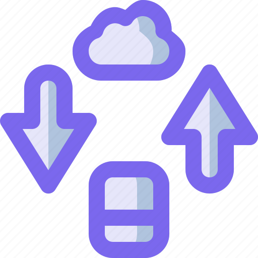 Cloud, data, network, smartphone, transfer icon - Download on Iconfinder