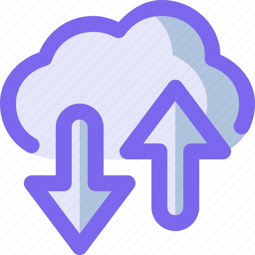 Arrow, cloud, data, network, transfer icon - Download on Iconfinder