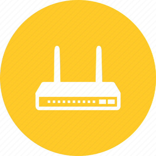 Internet, modem, router, signals, wi-fi, wifi, wireless icon - Download on Iconfinder