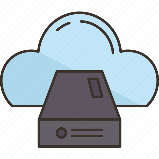 Cloud, server, storage, processor, backup icon - Download on Iconfinder