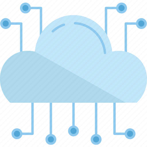 Cloud, infrastructure, digital, data, processing icon - Download on Iconfinder