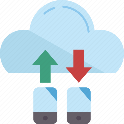Cloud, migration, mobile, synchronization, backup icon - Download on Iconfinder