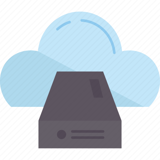 Cloud, server, storage, processor, backup icon - Download on Iconfinder