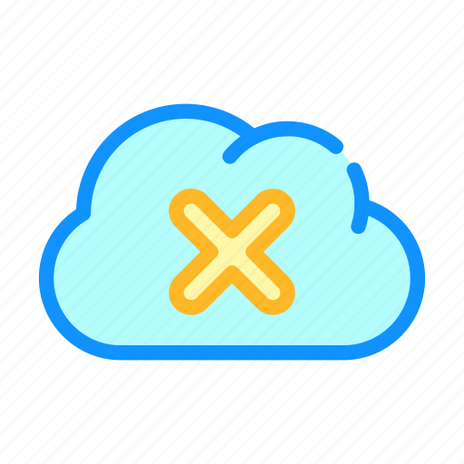 Access, cloud, data, failed, service, storage icon - Download on Iconfinder