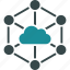 cloud, links, connections, internet, network, online, structure 