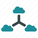 cloud, network, connect, links, online, structure, virtual