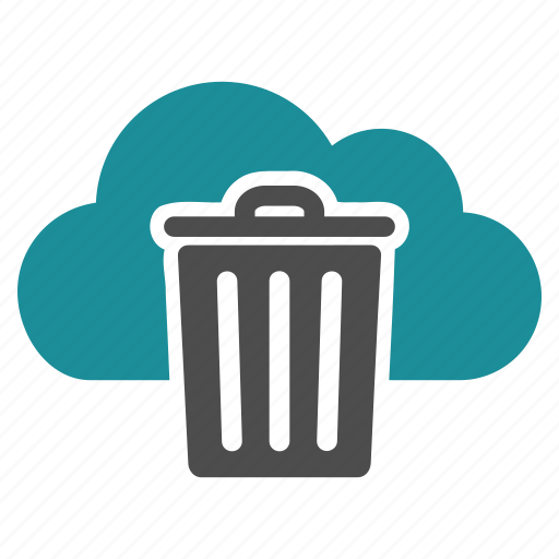 Bin, dust, cloud, delete, garbage, trash, remove icon - Download on Iconfinder