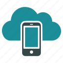 smartphone, cloud, communication, connection, mobile, network, phone