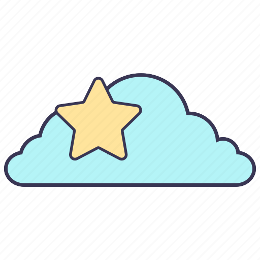 Cloud, content, favorite, internet, service, star, storage icon - Download on Iconfinder