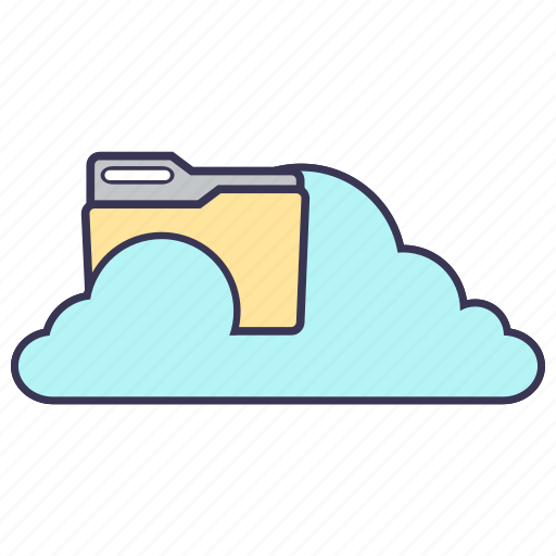Cloud, content, files, folder, media, service, storage icon - Download on Iconfinder