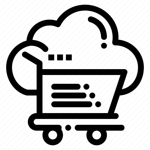 Cart, cloud, ecommerece, shopping, trolley icon - Download on Iconfinder