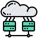 cloud, data, server, storage