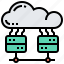 cloud, data, server, storage 